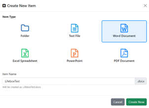 Figure - Folder Creation