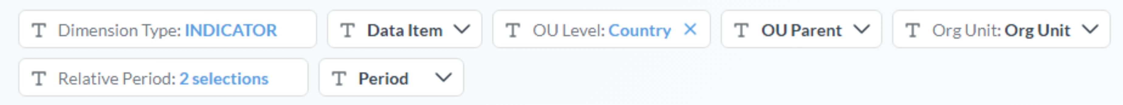 DHIS2 Filter