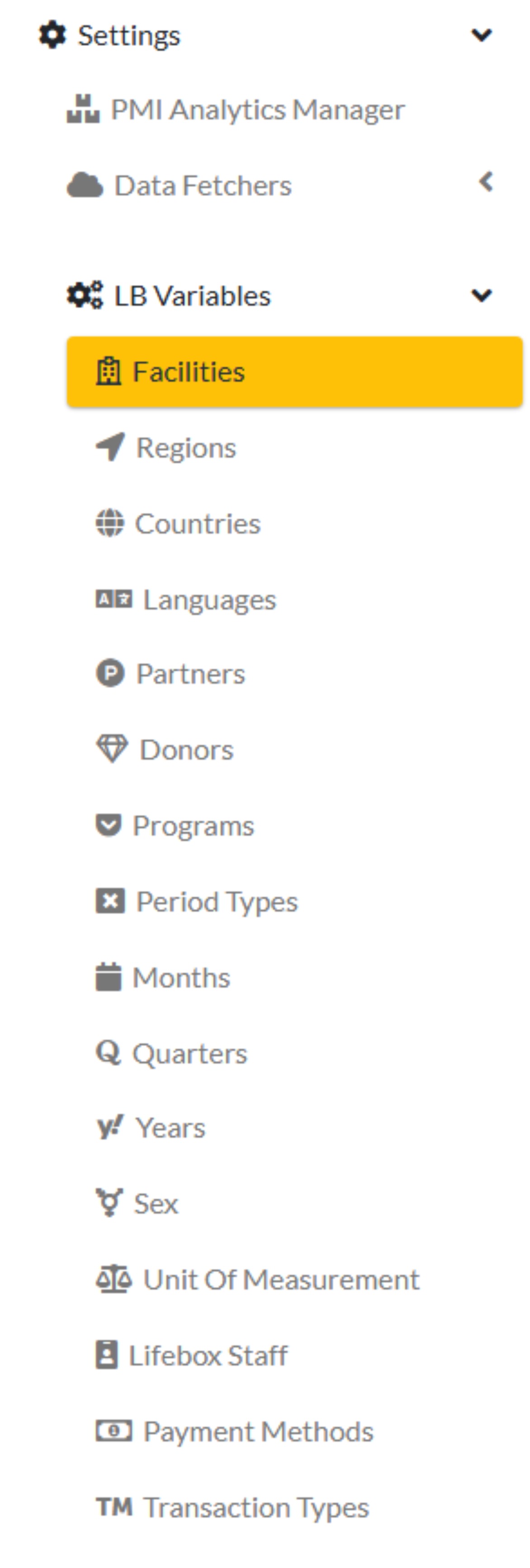 Lifebox Variables