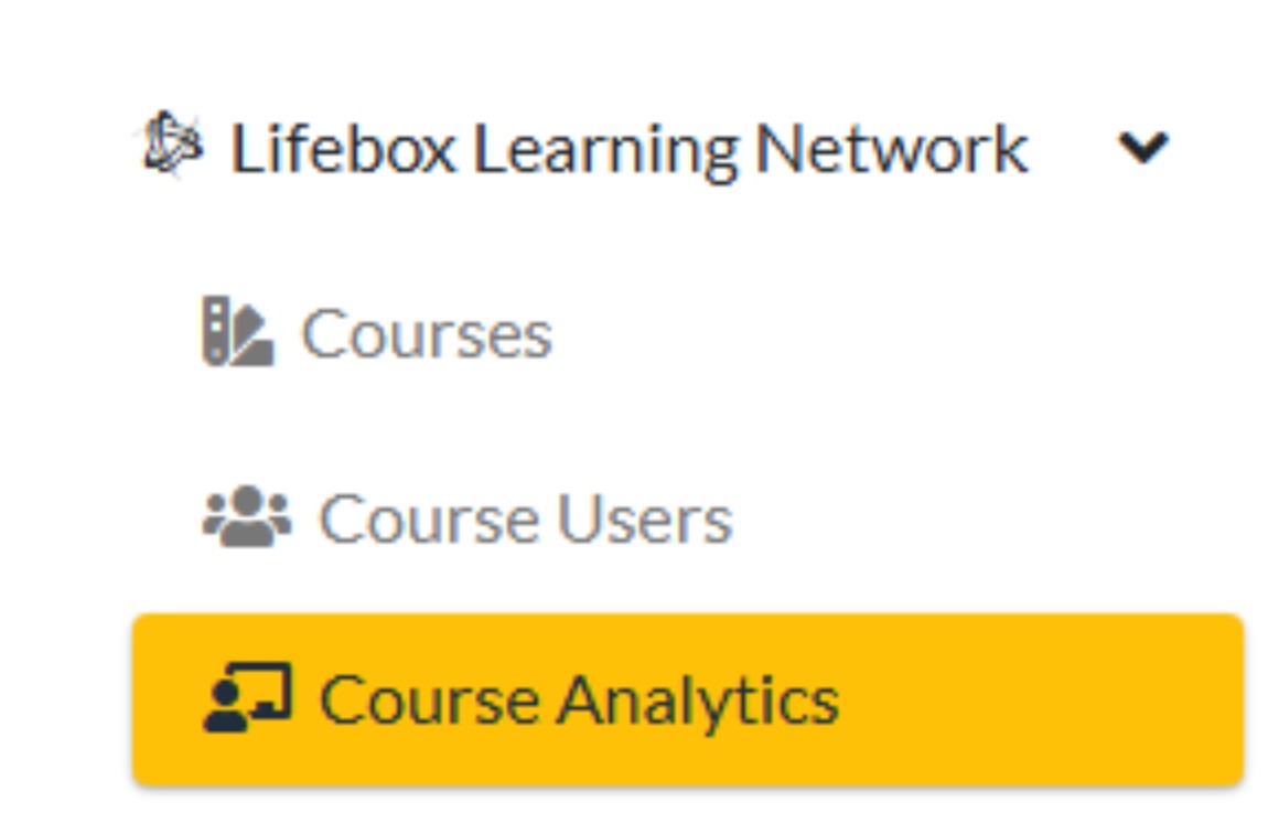 Lifebox Learning Network Course Analytcs
